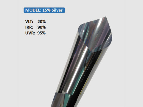 KPAL 15% Silver Building Decoration Window Film