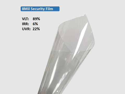 KPAL 8Mil Clear Building Security Film