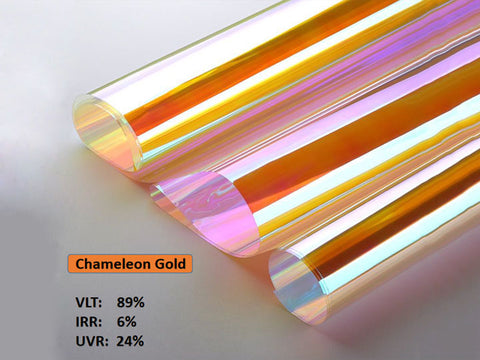 KPAL Chameleon Gold Building Decoration Window Film