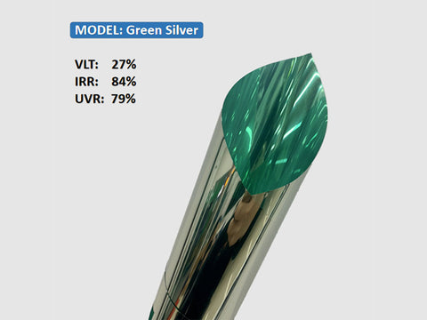 KPAL Green Silver Building Decoration Window Film