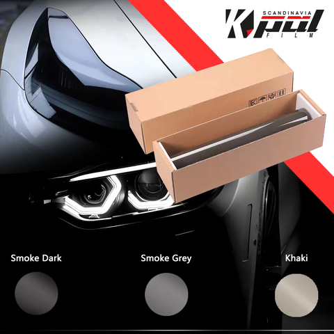KPAL Smoke Dark TPU Headlight Protection Film